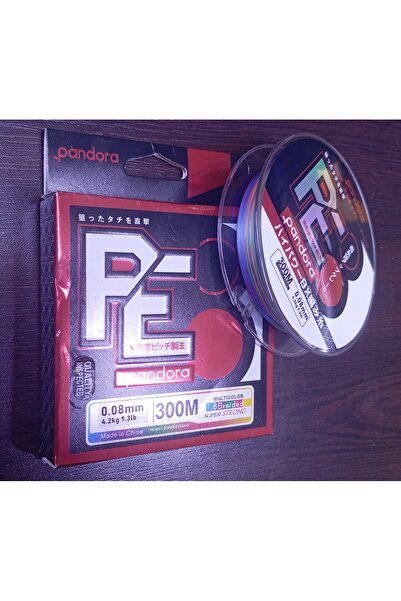 AVLA AVCILIK PANDORA PE-8 8X 300MT MULTICOLOR 0,08 MM