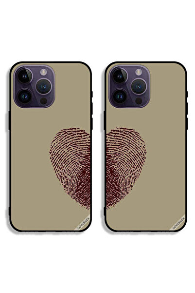 Covernex حافظتان واقيتان لهاتف Apple iPhone 14 Pro، أغطية خلفية بطبعة إبهام و...
