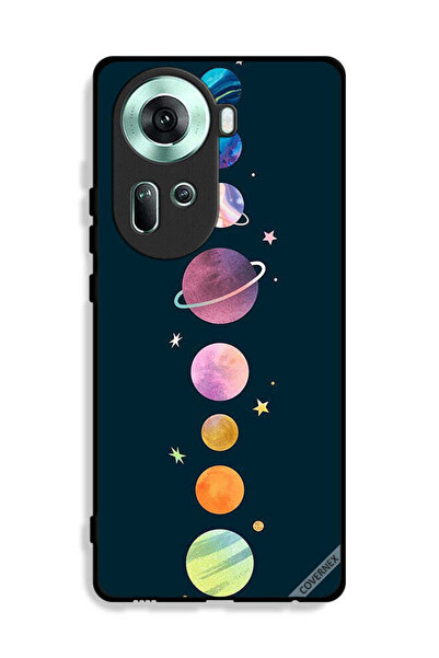 Covernex غطاء حماية لهاتف Oppo Reno11 5G بتصميم الكواكب في صف واحد