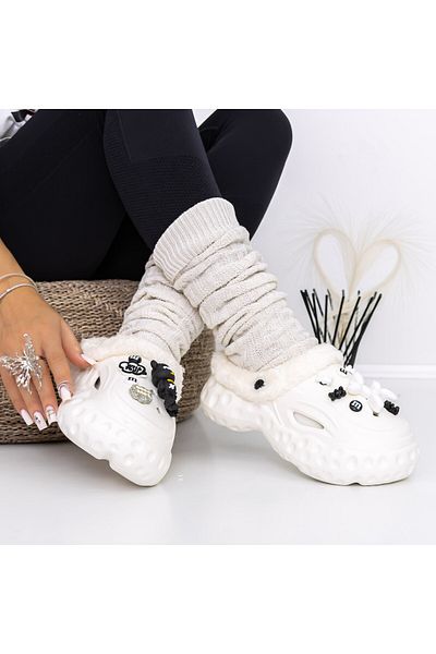 FASHION Women's Slippers A241-2 White |