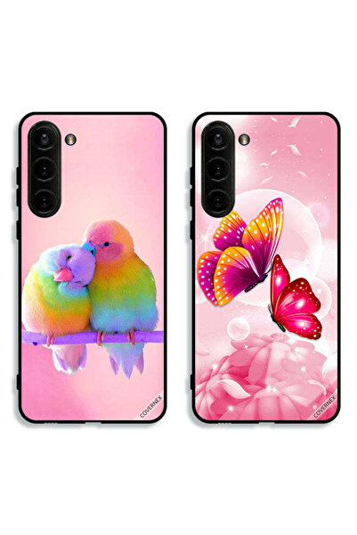 Covernex حافظتان لهاتف سامسونج جالاكسي إس 23 بلس 5G بأغطية حماية برسومات طيور...