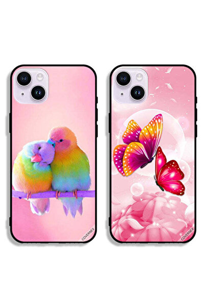 Covernex حافظتان لهاتف Apple iPhone 14 Plus بأغطية واقية برسومات طيور لطيفة و...