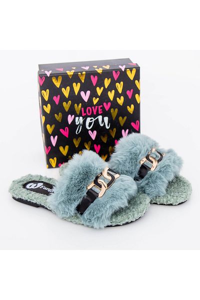 FASHION Women's Slippers A20 Green |