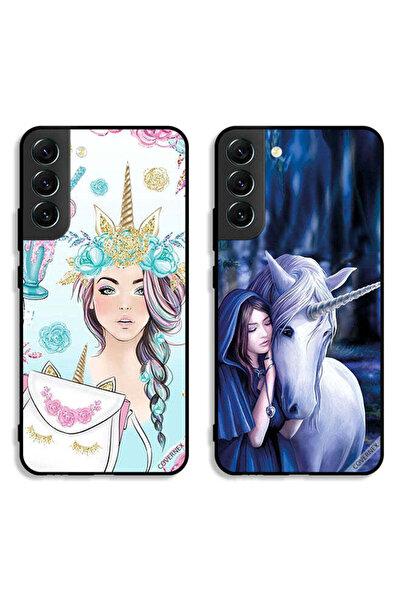 Covernex حافظتان لهاتف سامسونج جالاكسي إس 22 بلس 5G، أغطية حماية رموش على الح...