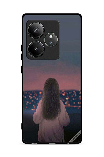 Covernex غطاء حماية لهاتف Realme GT 6T 5G بنقشة فتاة واقفة