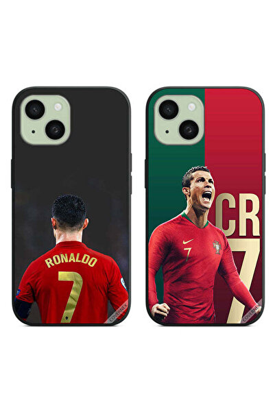 Covernex حافظتان واقيتان لهاتف Apple iPhone 15 - رونالدو أعظم لاعب في كرة القدم
