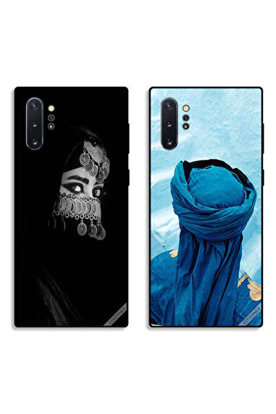 Covernex جرابان لهاتف سامسونج جالكسي نوت 10 بلس بغطاء حماية بتصميم عربي وعيون...