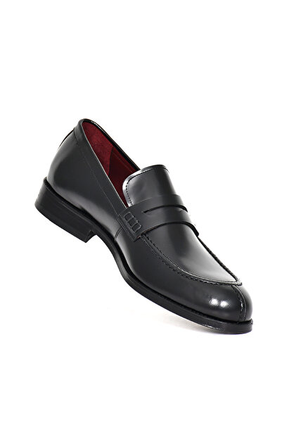 Tuna Hakiki Açma Deri Loafer Erkek Ayakkabı - Kösele Taban K1625