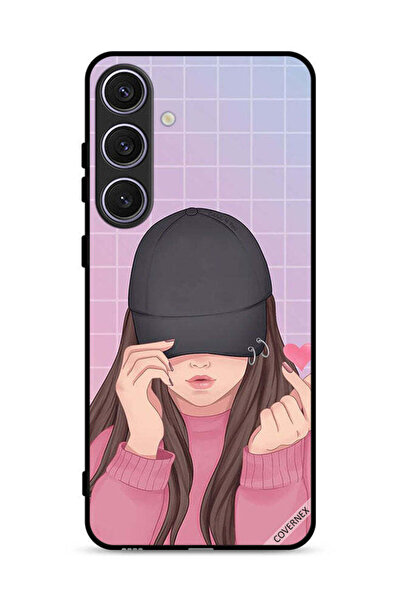 Covernex غطاء حماية لهاتف سامسونج جالكسي S25 بتصميم قبعة الحب المفاجئة للبنات