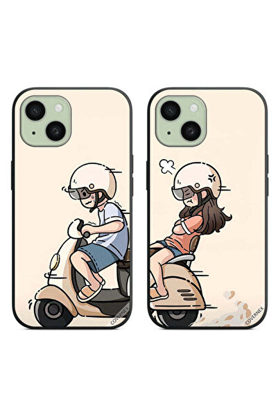 Covernex حافظتان لهاتف Apple iPhone 15، أغطية حماية للزوجين أثناء قيادة السكو...