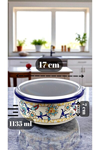 İnci Emaye No. 16 Enamel Storage Container