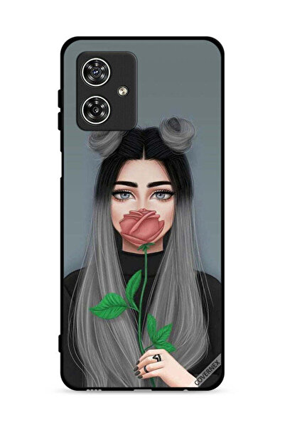 Covernex غطاء حماية لهاتف موتورولا موتو جي 54 5G برسومات فتاة لطيفة