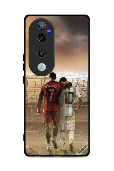 Covernex غطاء حماية لهاتف Vivo V40 Pro 5G ميسي وكريستيانو رونالدو