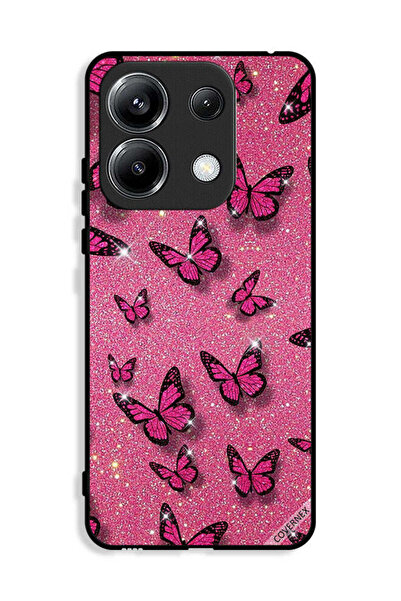 Covernex غطاء حماية لهاتف Xiaomi Poco M6 Pro 4G برسومات لامعة وفراشات