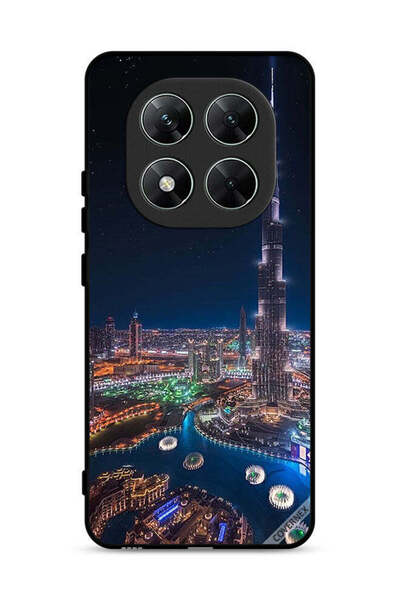 Covernex غطاء حماية لهاتف Xiaomi Poco X7 5G بمنظر ليلي لوسط المدينة