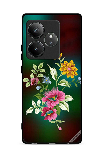 Covernex غطاء حماية لهاتف Realme GT Neo6 5G بنقشة زهور عالية الدقة