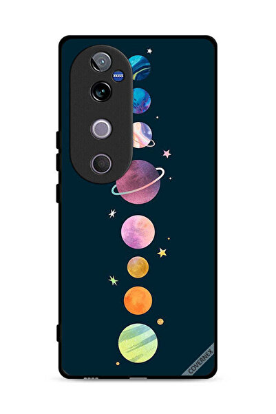 Covernex غطاء حماية لجهاز Vivo V40 5G بتصميم الفضاء والنجوم
