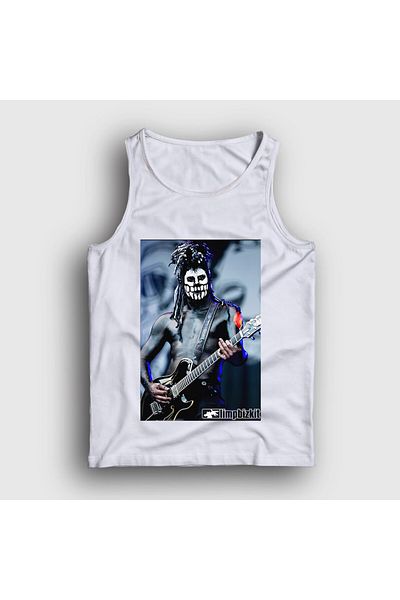 Presmono Unisex White Wes Borland Guitarist Limp Bizkit Singlet 556321Tt