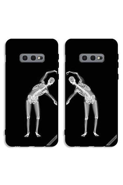 Covernex حافظتان لهاتف سامسونج جالاكسي S10e، أغطية حماية بتصميم هيكل عظمي بشر...