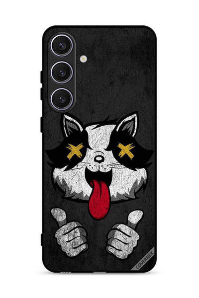 Covernex غطاء حماية لهاتف سامسونج جالكسي S25 بتصميم قطة مارشميلو