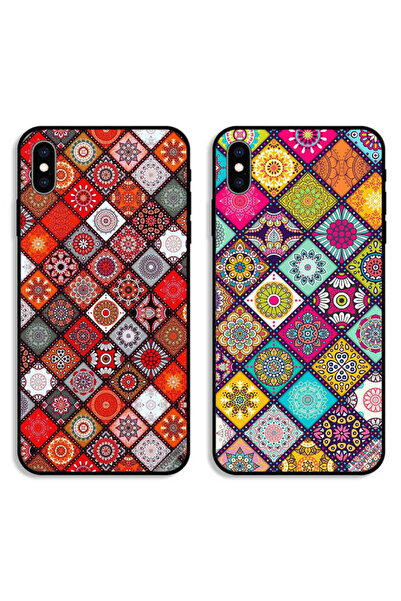 Covernex حافظتان واقيتان لهاتف Apple iPhone XS Max بتصميم ماندالا وشكل ماندالا