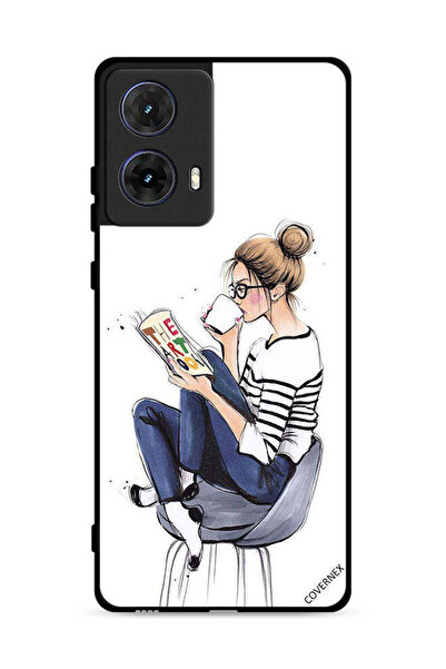 Covernex غطاء حماية لهاتف موتورولا موتو جي 85 5G - قراءة كتاب الفن