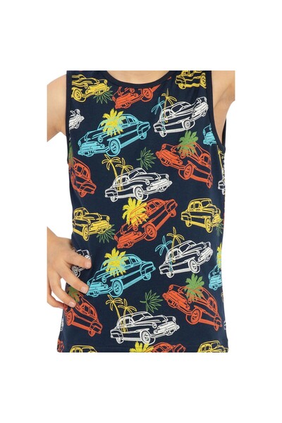 Rolypoly Σετ Αμάνικο Βερμούδα Navy Blue Boy