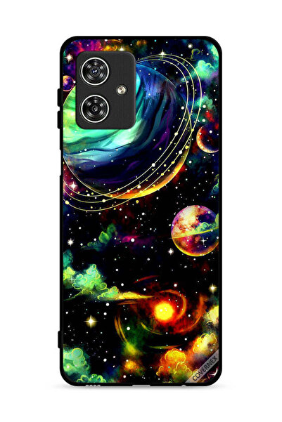 Covernex غطاء حماية لهاتف موتورولا موتو جي 54 5G بنقشة نباتات زحل