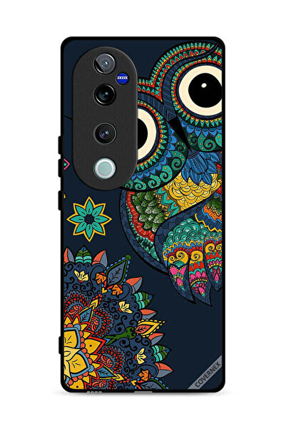 Covernex غطاء حماية لهاتف Vivo V40 Pro 5G بتصميم بومة زهرية