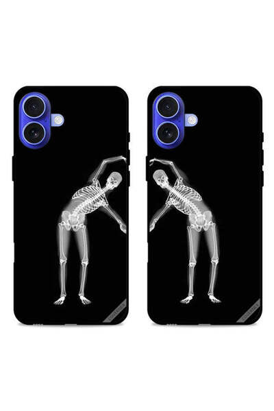 Covernex حافظتان واقيتان لهاتف Apple iPhone 16، أغطية خلفية بتصميم قلب وهيكل ...