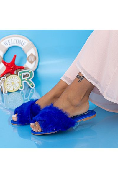mei Women's Slippers LE207 Blue |