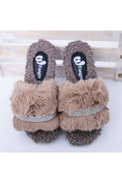 FASHION Women's Slippers A21 Beige |