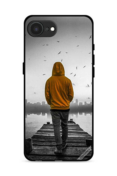 Covernex غطاء حماية لجهاز Apple iPhone 16e بتصميم فتى حزين يمشي