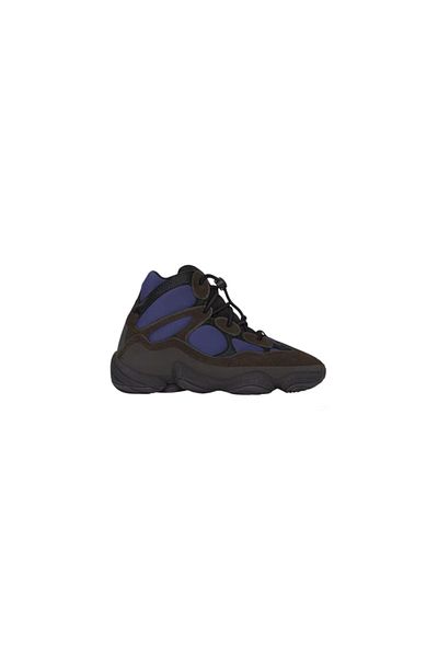 YEEZY 500 Tyrian High Top Sneakers, Multicolor, Size 43 1/3