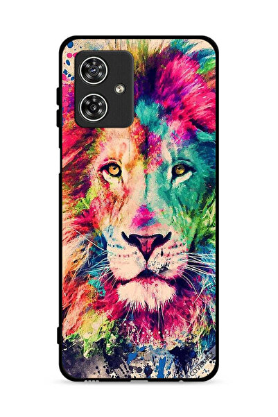 Covernex غطاء حماية لهاتف موتورولا موتو جي 54 5G بطبعة أسد
