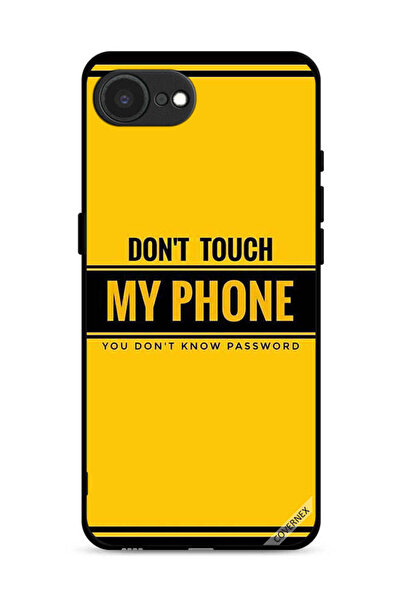 Covernex غطاء حماية لجهاز Apple iPhone 16e مكتوب عليه "لا تلمس هاتفي، أنت لا ...