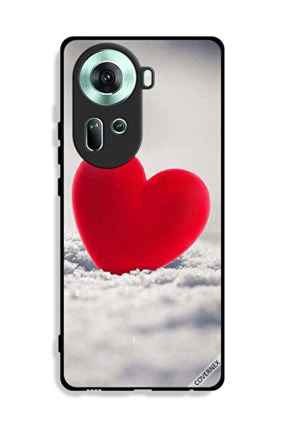 Covernex غطاء حماية لهاتف Oppo Reno11 5G بتصميم قلب أحمر جميل