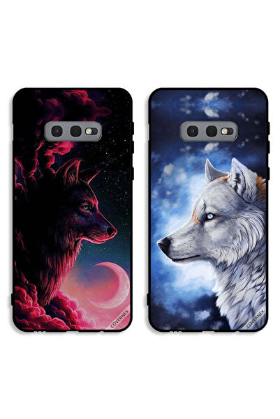 Covernex حافظتان واقيتان لهاتف سامسونج جالاكسي S10e بتصميم وولف آرت