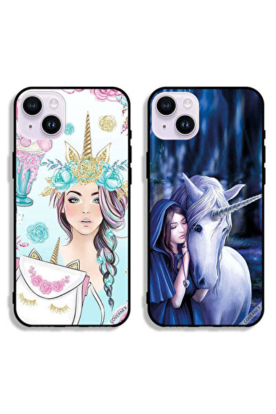 Covernex حافظتان لهاتف Apple iPhone 14 Plus بأغطية واقية رموش على الحقيبة وفت...