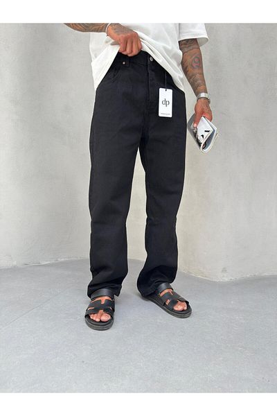 denim pasaport Black Baggy Loose Jeans