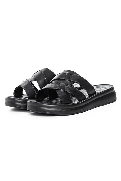 FORMAZIONE Women's Slippers with Low Sole 28-29 Black |