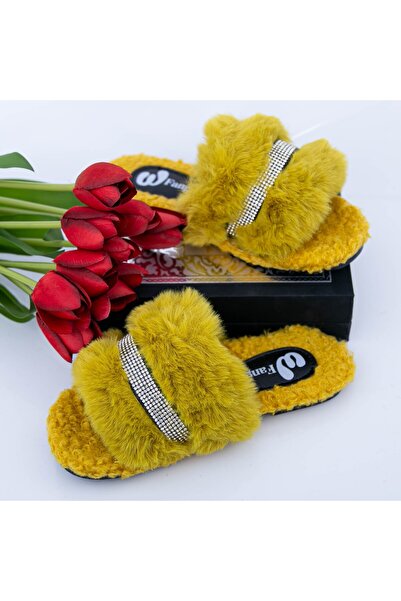 FASHION Ladies Slippers A21 Yellow |