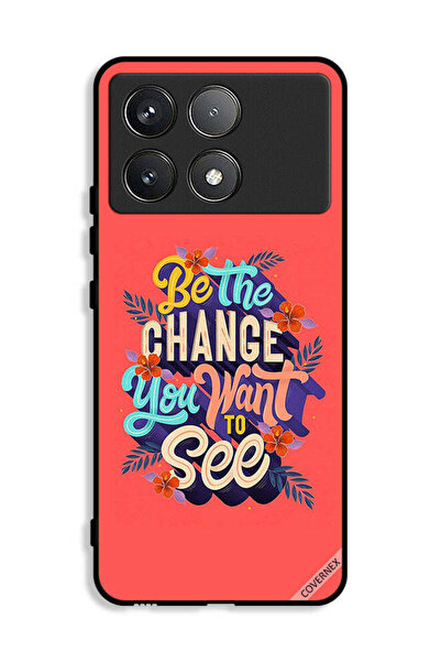 Covernex غطاء حماية لهاتف Xiaomi Poco X6 Pro 5G كن التغيير الذي تريد رؤيته