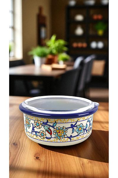 İnci Emaye No. 14 Enamel Storage Container
