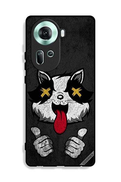 Covernex غطاء حماية لهاتف Oppo Reno11 5G بتصميم قطة مارشميلو