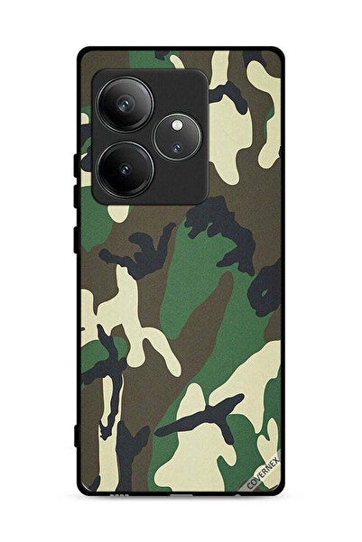 Covernex غطاء حماية لهاتف Realme GT 6T 5G بنمط مموه