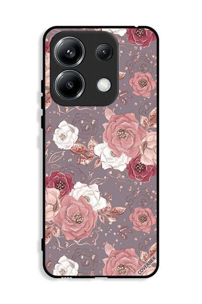 Covernex غطاء حماية لهاتف Xiaomi Poco M6 Pro 4G بخلفية زهرية