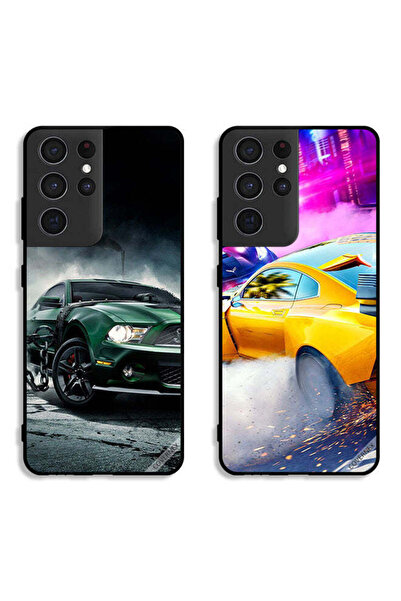 Covernex حافظتان لهاتف سامسونج جالاكسي S21 ألترا 5G، أغطية حماية بتصميم سيارة...