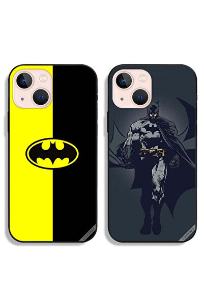 Covernex حافظتان واقيتان لهاتف Apple iPhone 13 مع شعار باتمان وفن باتمان