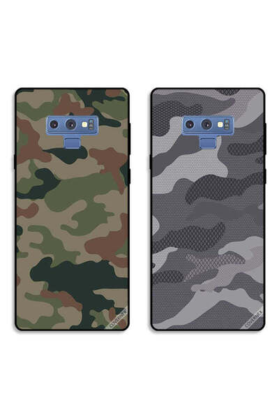 Covernex حافظتان لهاتف سامسونج جالكسي نوت 9 بأغطية واقية بأنماط مموهة